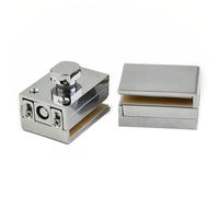 Robusto fermo in lega di zinco per pannelli di vetro 5-12 mm - facile da install