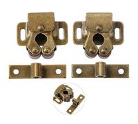 Robusto fermo per porta chiuso in camper, barche e camper, presenta un design a doppio rullo per una chiusura sicura e costante (bronzo verde)