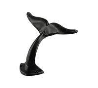 Robusto gancio coda di balena in ferro nero perfetto per organizzazione piccoli