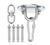 Robusto gancio da soffitto con facile installazione per altalene e sedie sospese, supporta limite di peso 400 kg