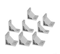 Robusto giunto angolare per staffa angolare per collegamento a 90 gradi per profili in alluminio adatto per serie 2020/3030/4040/4545 (4545)