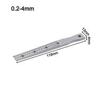 Robusto manometro a cuneo di saldatura per misure esatte da 0 24 mm a 110 mm