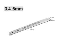 Robusto manometro a cuneo di saldatura per misure esatte da 0 24 mm a 110 mm