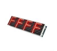Robusto microcontroller 4 in 1 con display a LED con modulo 5P per progetti Arduino (rosso)