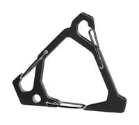 Robusto moschettone triangolare - Moschettone a molla in acciaio inox, grande gancio portante | Connessioni rapide triangolari con resistenza industriale, moschettone, portachiavi da trekking e da