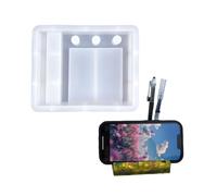 Robusto organizer da scrivania in silicone facile da usare e portapenne artistico in silicone per organizzare il desktop e gli amanti del mestiere accessori