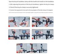 Robusto per Insta360 X5 supporto fotocamera staffa essenziale per fotografi bici