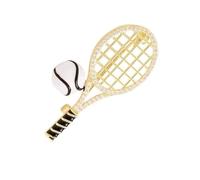 Robusto perno per racchetta da tennis resistente all'ossidazione, accessorio sportivo perfetto per l'uso quotidiano e riunioni sociali, accessorio sportivo per gioielli