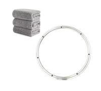 Robusto piatto girevole Lazy Susan in acciaio inossidabile, cuscinetto a sfere a pressione, cuscinetto a sfere girevole per tavolo da pranzo rotondo, piastra girevole liscia per servizio ed