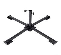 Robusto portaombrelli da esterno, base pieghevole per patio, giardino, spiaggia, adatto per pali da 2,5-4 cm, supporto resistente per la massima stabilità, ideale per la protezione solare