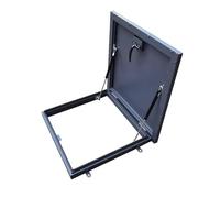Robusto portello impermeabile per accesso al tetto, facile da installare, 61 x 66 cm, perfetto per lucernari e teste di pozzo, soluzione per un uso duraturo