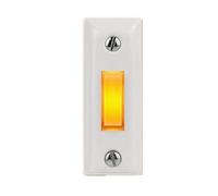 Robusto pulsante per campanello con luce a LED, facile da installare, accessorio da parete per vari tipi di interruttori per campanello illuminato