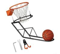 Robusto rimbalzo da basket in metallo per allenamento da solo | Per telaio in metallo resistente, resiste all'uso quotidiano, migliora la messa a fuoco, si adatta a cerchi da 18 pollici