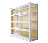 Robusto ripiano regolabile in metallo per garage, magazzino e dispensa, robusto scaffale nizer per il massimo utilizzo dello spazio e soluzioni di archiviazione versatili