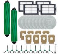 Robusto set di accessori per aspirapolvere Roomba Plus 405, con spazzole multiple e filtri (B)