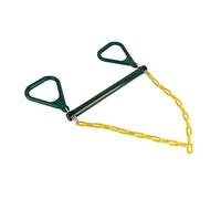 Robusto Set di Catene con Anelli per Barra Oscillante per Trapezio da Palestra per Parchi Giochi e Cortili Divertimento all'Aria Aperta 28,7 "x 17,7"
