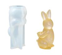 Robusto silicone a forma di coniglio, ideale per pasticceria, creazione di sapone e pasticceria creativa