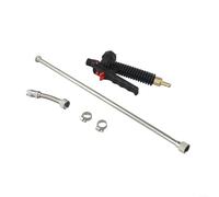 Robusto spruzzatore in acciaio inox da 29 pollici progettato per l'efficienza include un forte raccordo in ottone compatibile con la maggior parte dei tubi flessibili