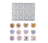Robusto stampo in silicone con motivi unici a forma di cuore a stella, accessorio portatile per cioccolatini fatti in casa e torte per la creazione di gioielli