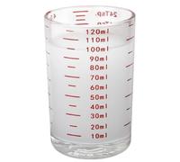 Robusto strumento di misurazione da cucina in vetro da 120 ml Tazza di misurazione precisa con capacità di 120 ml per accessori bilanciati per ricette