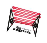 Robusto strumento di misurazione delle scale in lega di alluminio, stencil per una perfetta distanza e allineamento di gradini e scaffali