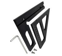 Robusto strumento per la ricerca angoli in metallo, Black | Robusto strumento in metallo per misurazioni e marcature accurate nella lavorazione del legno e nell ' edilizia con
