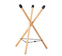 Robusto supporto in legno per handpan e tamburo con lingua in metallo con piano piegatura trasportabile e ampio accordo 12 22 pollici Supporto per tamburo flessibile e leggero per handpan e ritmo