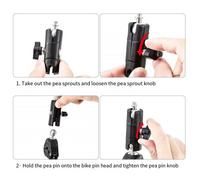 Robusto supporto in metallo per Insta360 X5 offre prestazioni affidabili per cic