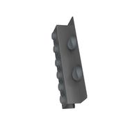 Robusto supporto per asciugacapelli in acciaio al carbonio con 8 scomparti per lo styling degli elettrodomestici, facile installazione richiesta, supporto per asciugacapelli in acciaio al carbonio