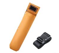 Robusto supporto per canna da saldatura in pelle con pratico passante per cintura e costruzione robusta per un uso costante nei settori della produzione, riparazione e fabbricazione (2)