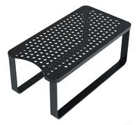 Robusto supporto per erogatore d'acqua in metallo per cucina, organizer staccabile per mensola per filtro dell'acqua e porta bevande, nero