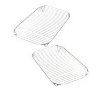 Robusto supporto per griglia in acciaio inox per uso interno ed esterno, con per fuoco a legna per OG701 OG751 7 in 1 Grill e relative unità (2 pezzi)