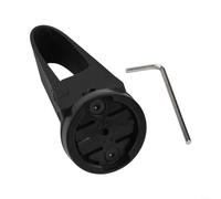 Robusto supporto per luce bicicletta in ABS, ideale come staffa per tubo sella per Garmin e per biciclette DOGMA F (B-Nero)