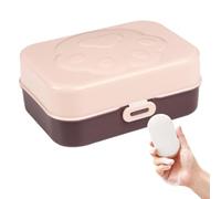 Robusto supporto per shampoo, scatola da viaggio per shampoo a forma di | Custodia da viaggio per gel doccia per bagno Long Trip Gym