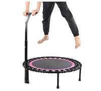 Robusto trampolino pieghevole per esercizi con manico, carico massimo 250 kg, ideale per attività all'aperto e al chiuso, attrezzatura per allenamento per adulti, accessori durevoli per trampolino