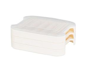 Robusto vassoio per ghiaccio non tossico con base in silicone morbido Vassoio per cubetti ghiaccio a prova perdite Macchina per ghiaccio trasparente Perfetto per bottiglie strette Creatore
