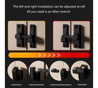 Robusto Zinco Lega Aletta Chiavistelli Blocco per Extra Sicurezza IN Albergo E