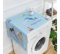 RobustWeg Telo Antipolvere Lavatrice,Coprilavatrice con Tasche Laterali,Copertura per Lavatrice Multifunzionale,Multiuso Copertura Antipolvere Lavatrice,per Frigoriferi Lavatrici Asciugatrici