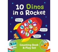 Robyn Gale 10 Dinos in a Rocket (Mixed Media Product) Counting Book & Play Set
