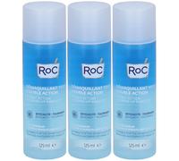 ROC Démaquillant Yeux Double Action 3x125 ml