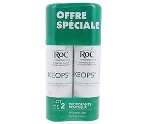 Roc Keops Spray Deodorante freschezza - Lotto da 2 x 100 ml