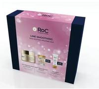 Roc Line Smoothing Cofanetto Routine Anti-età Completa Crema Viso 50 ml + 10 Capsule Siero Notte + Crema Occhi 7,4 ml