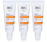 ROC Multi Correxion Revive + Glow Crema Idratante SPF30 3x50 ml Crema