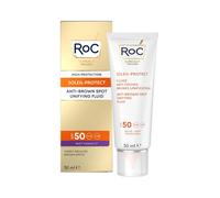 RoC Soleil Protect Fluido Unificante Anti Macchie Brune SPF 50 Crema Idratante