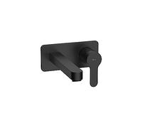 Roca A5A3L09NB0 - Miscelatore monocomando da incasso L20 per lavabo, Cold Start Nero opaco
