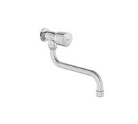 Roca A5A878EC00 Rubinetto Parete Lavando/Lavanderia, Collezione Brava, Beccuccio Inferiore, Cromato