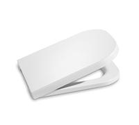 Roca A80173200B Sedile e Coperchio Supralit®, Caduta ammortizzata, The Gap Square Compatta, Bianco