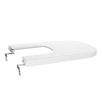 Roca A80673200B - Coperchio Supralit® per bidet The Gap Square con caduta ammortizzata, colore: Bianco