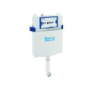 Roca A890070200 Cisterna Basic Tank One Compact doppio scarico per WC serbatoio alto o incasso, Bianco