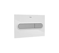 Roca A890195005 Piastra di azionamento PL1 Single One con scarico singolo Bianco Opaco